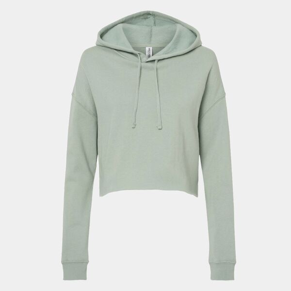 Women’s Lightweight Crop Hooded Sweatshirt Thumbnail