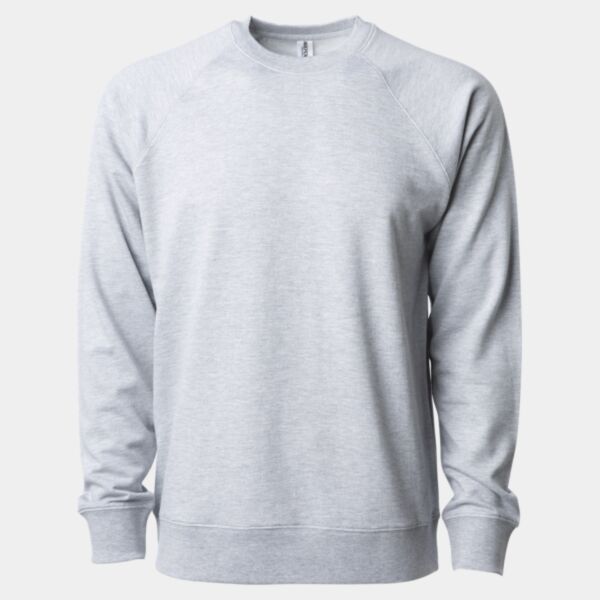 Unisex Icon Lightweight Loopback Terry Crewneck Sweatshirt Thumbnail