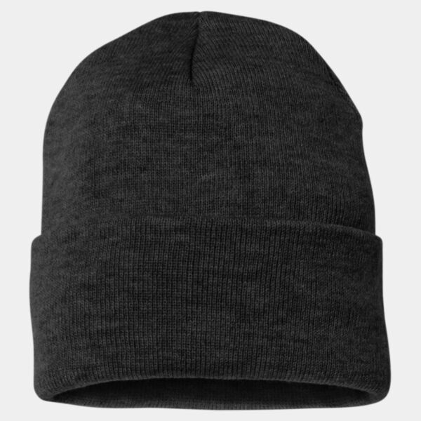 12" Fleece Lined Cuffed Beanie Thumbnail