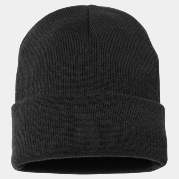 12" Jersey Lined Cuffed Beanie Thumbnail