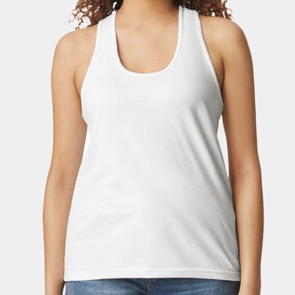 Ladies' Softstyle CVC Racerback Tank Thumbnail