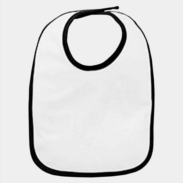 Infant Contrast Trim Bib Thumbnail