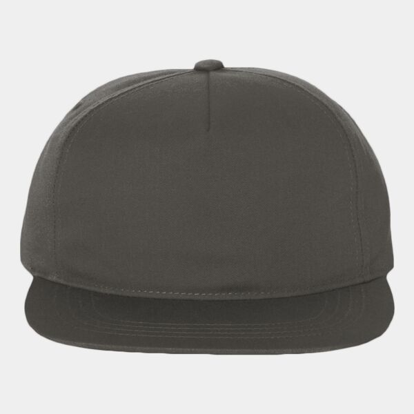 Lightly-Structured Five-Panel Snapback Cap Thumbnail