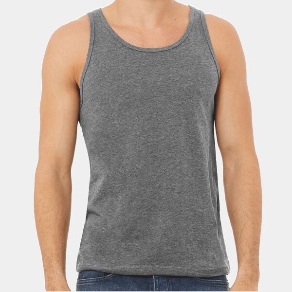 Unisex Heather CVC Tank Thumbnail