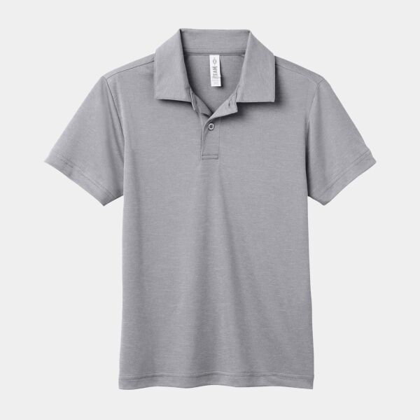 Youth Zone Sonic Heather Performance Polo Thumbnail