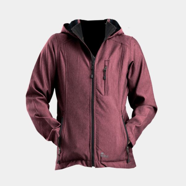 Ladies' Hooded Softshell Jacket Thumbnail