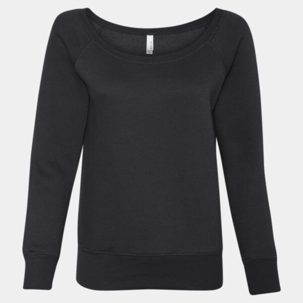 Women’s Sponge Fleece Wide Neck Sweatshirt Thumbnail