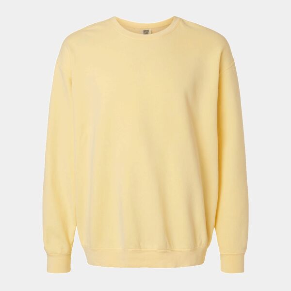 Unisex Garment-Dyed Lightweight Fleece Crewneck Sweatshirt Thumbnail