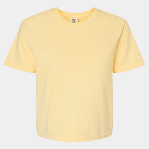 Women's Garment-Dyed Heavyweight Boxy T-Shirt Thumbnail
