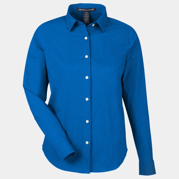 Women's CrownLux Performance® Spencer Poplin Dress Shirt Thumbnail