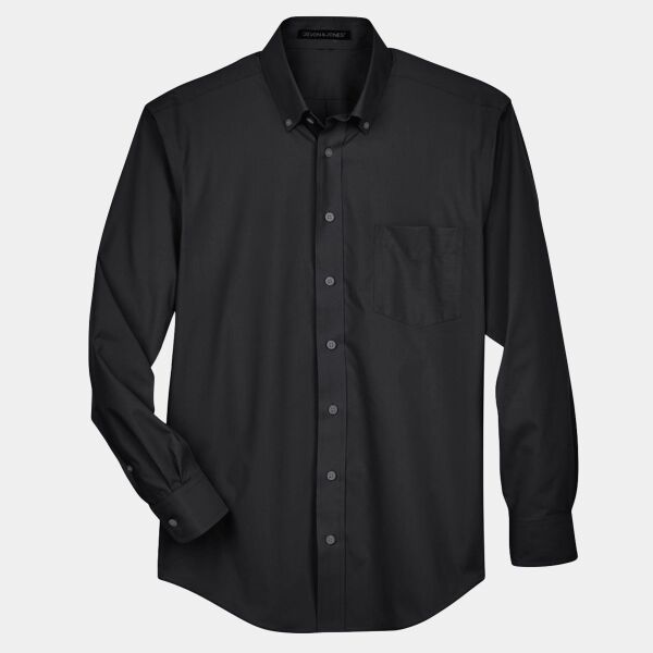 Men's Crown Collection® Broadcloth Woven Dress Shirt Thumbnail