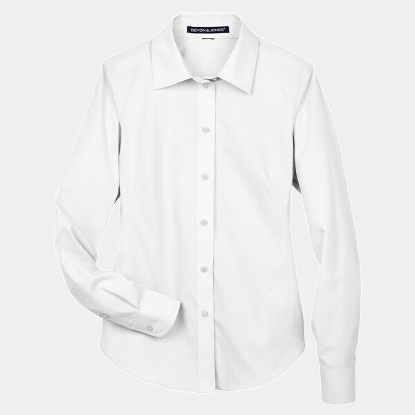 Women's Crown Collection® Broadcloth Woven Dress Shirt Thumbnail