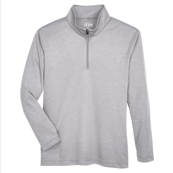Youth Zone Sonic Heather Performance Quarter-Zip Pullolver Thumbnail