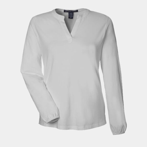 Women's Raleigh Half-Placket Knit Top Thumbnail