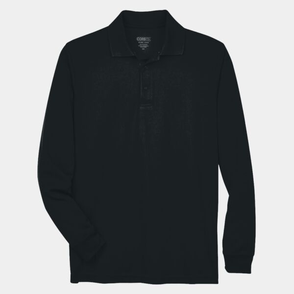 Men's Tall Pinnacle Performance Long Sleeve Piqué Polo Thumbnail