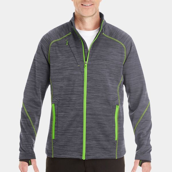 Men's Flux Mélange Bonded Fleece Jacket Thumbnail