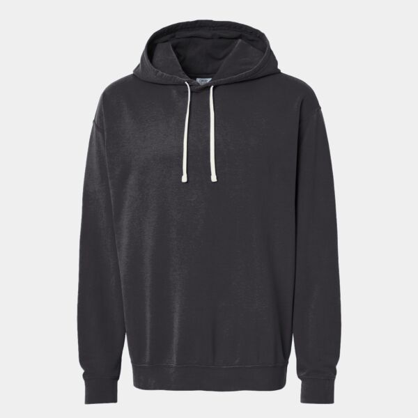 Unisex Garment-Dyed Lightweight Fleece Hooded Sweatshirt Thumbnail