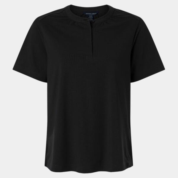 Women's Seaton Pebble Textured Polo Thumbnail