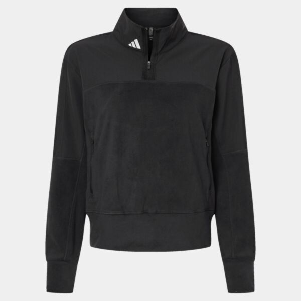 Women's Fleece Quarter-Zip Pullover Thumbnail
