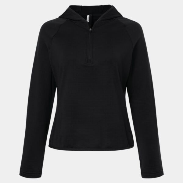 Women's Qualify Quarter-Zip Hooded Pullover Thumbnail