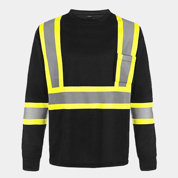Adult Long Sleeve Hi Vis T-Shirt Thumbnail