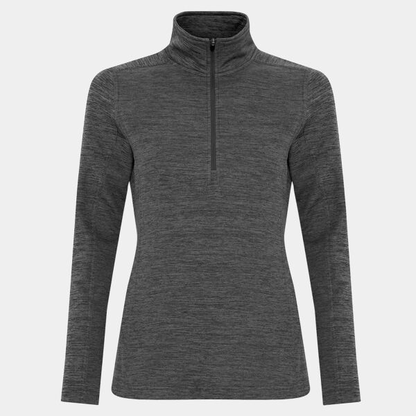 ATC™ DYNAMIC HEATHER FLEECE 1/2 ZIP LADIES' SWEATSHIRT Thumbnail