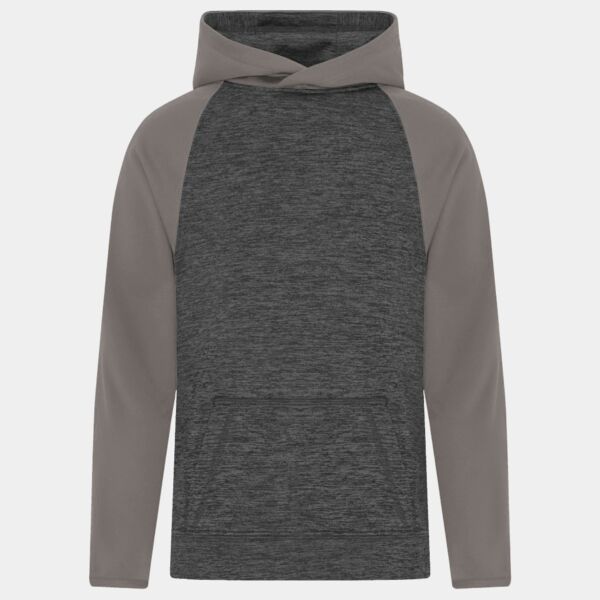 ATC™ DYNAMIC HEATHER FLEECE TWO TONE YOUTH HOODIE Thumbnail
