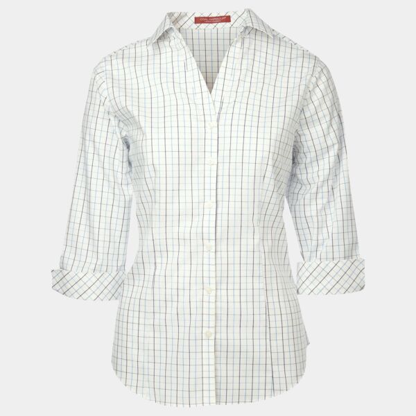 COAL HARBOUR® TATTERSALL CHECK WOVEN LADIES' SHIRT Thumbnail