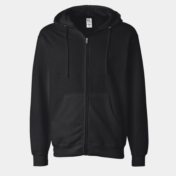 Unisex Midweight Full-Zip Hooded Sweatshirt Thumbnail