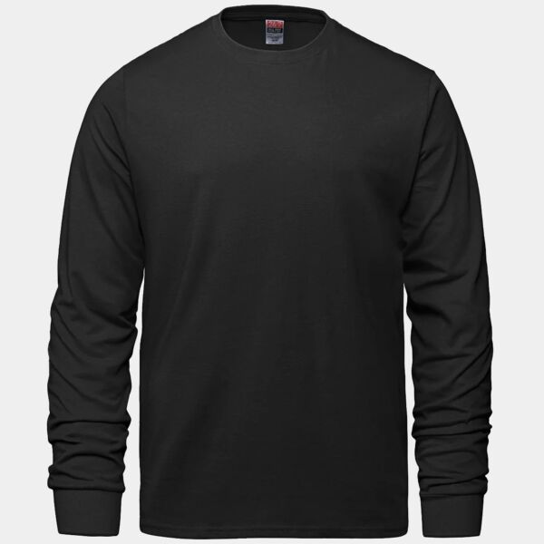 Breeze -  RING SPUN Combed Cotton Long Sleeve Crewneck T-Shirt Thumbnail