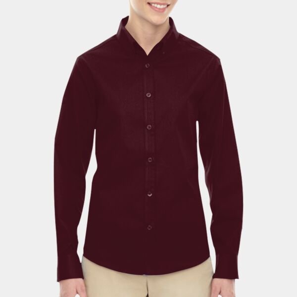 Operate  Ladies' Long Sleeve Twill Shirts Thumbnail
