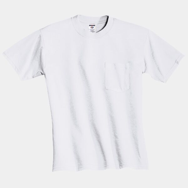 5.6 oz., 50/50 Heavyweight Blend™ Pocket T-Shirt Thumbnail