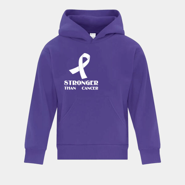 Stronger Than Cancer - ATC EVERYDAY FLEECE HOODED YOUTH SWEATSHIRT Thumbnail